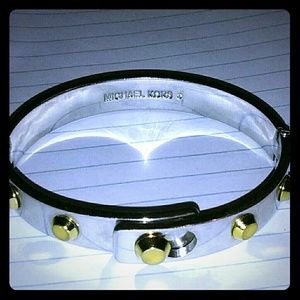 Cityscape Aster Roth Silver & Gold Bangle Bracelet